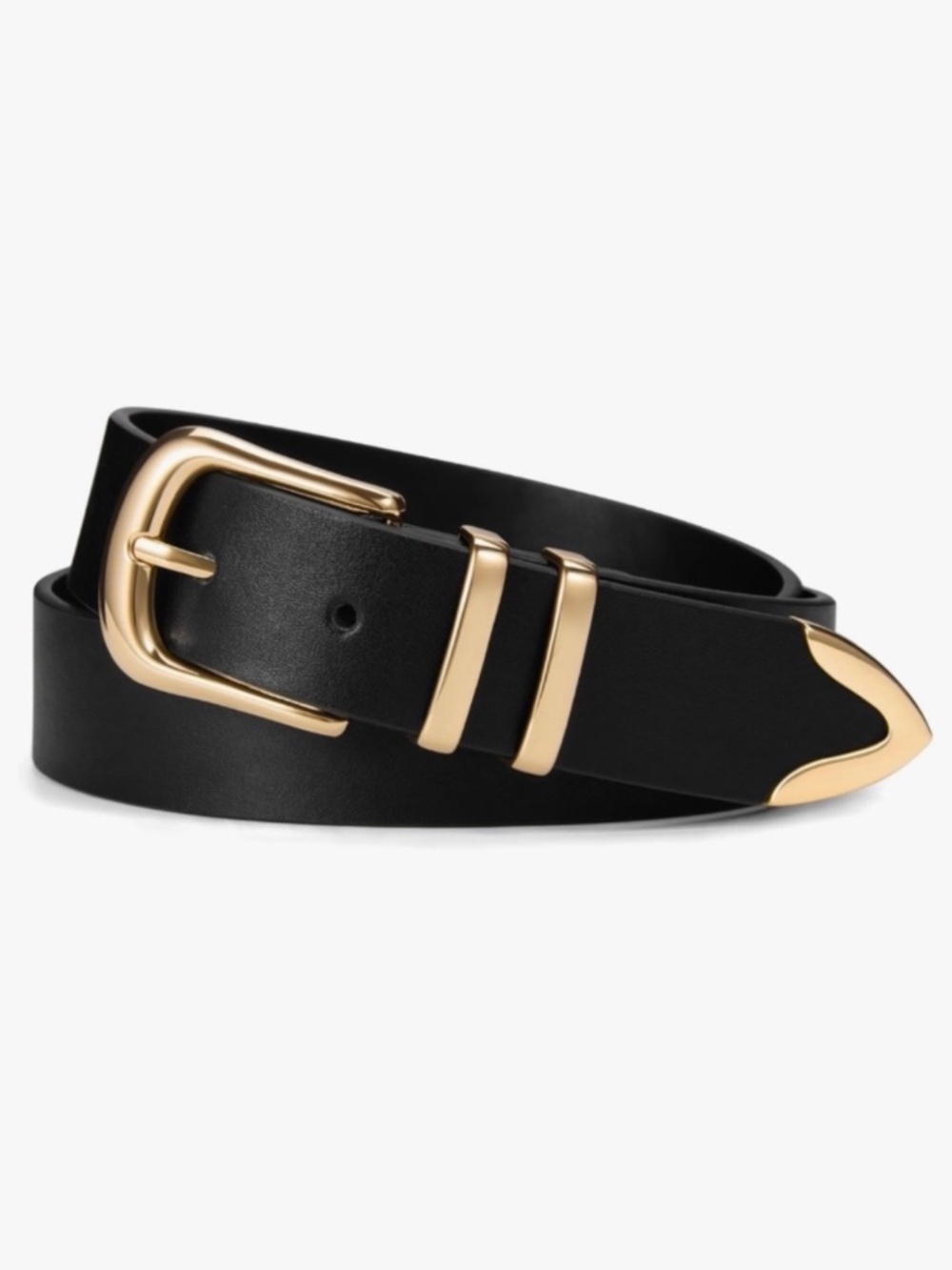 Women's Belt Gold Buckle